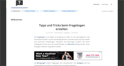 Desktop Screenshot of fragebogen-erstellen.com
