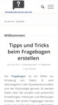 Mobile Screenshot of fragebogen-erstellen.com