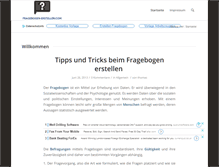 Tablet Screenshot of fragebogen-erstellen.com